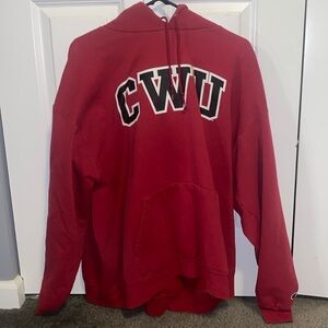 Red CWU hoodie. Brand Champion. Size XXL. Good condition rarely worn!